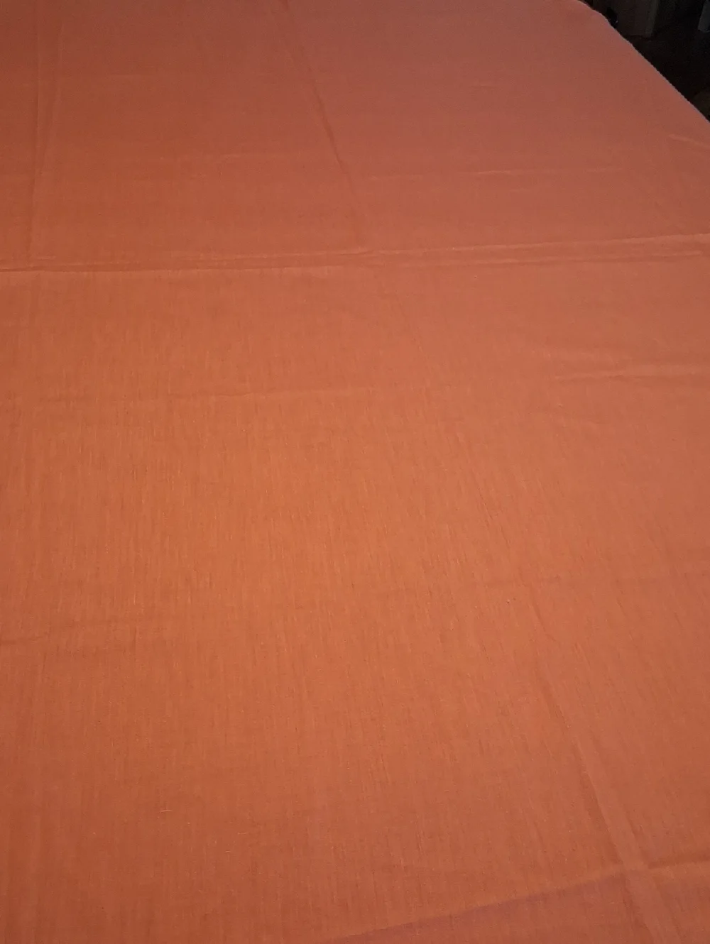 Rose pink oval tablecloth, 84